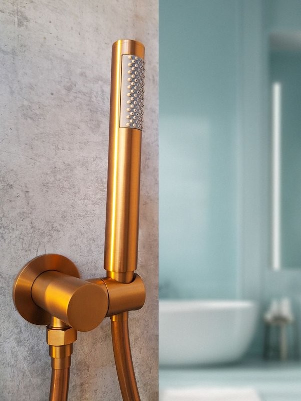 Душевой комплект AltroBagno Unione AltroBagnoUnione040109BC С ВНУТРЕННЕЙ ЧАСТЬЮ, матовая медь