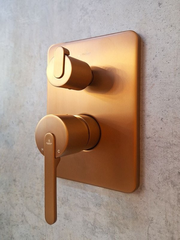 Душевой комплект AltroBagno Unione AltroBagnoUnione040109BC С ВНУТРЕННЕЙ ЧАСТЬЮ, матовая медь