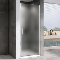 Душевая дверь в нишу Abber Sonnenstrand AG04090M 90 см, профиль хром, стекло матовое
