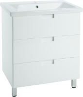 Тумба с раковиной Bellezza Пегас 70 напольная, белая