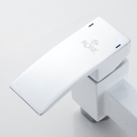 Гигиенический душ Rose R1505F-1 со смесителем, белый, хром