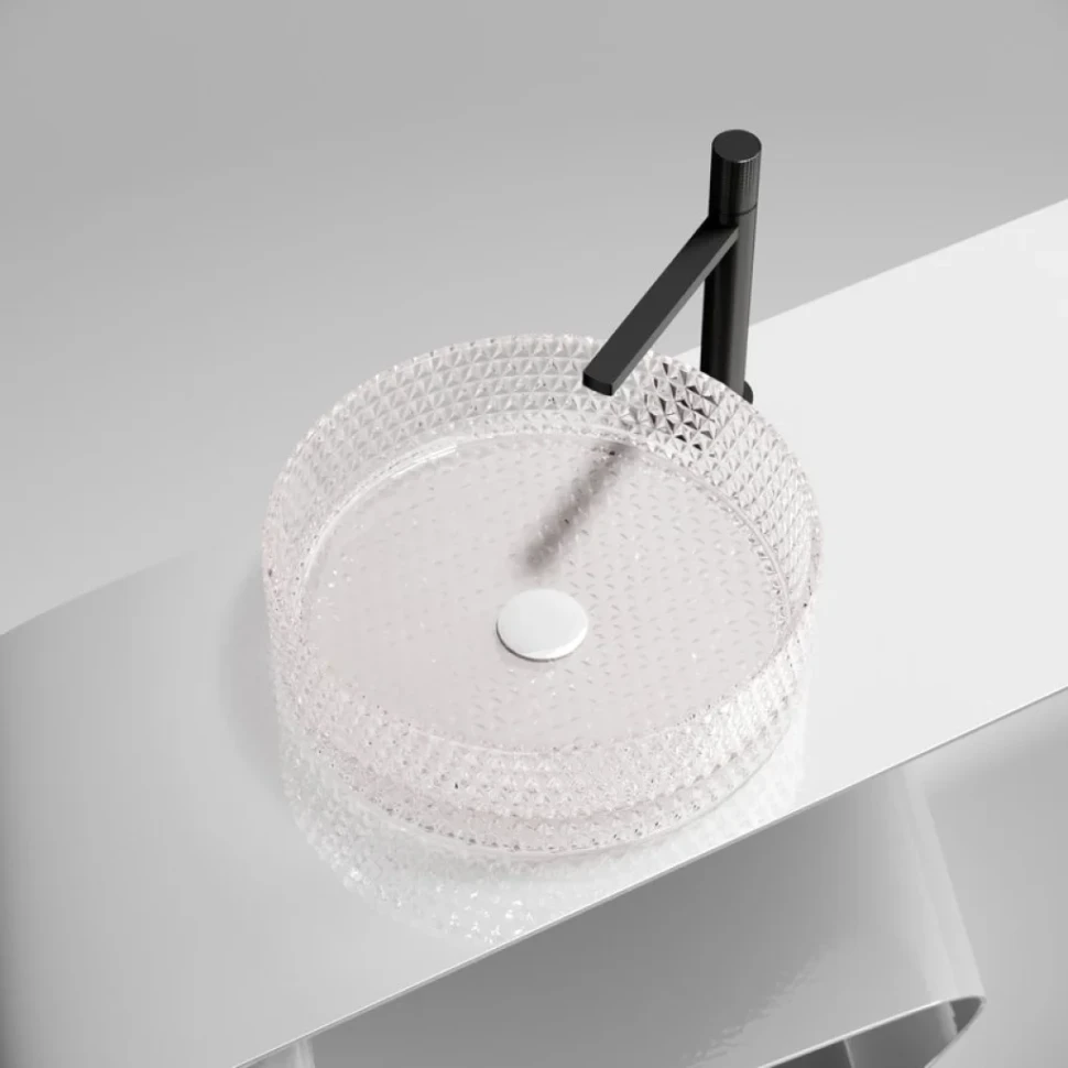 Накладная раковина Ceramicanova Cristal CN6061 розовая