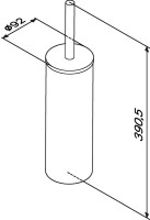 Ершик для унитаза AM.PM Sense L A7433500