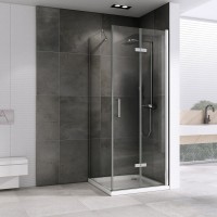 Душевой уголок Abber Zart AG08070P-S71 70х70, профиль хром, стекло прозрачное