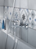 Душевой комплект Смеситель Jacob Delafon Oscar E29844-CP + Гарнитур Salute E32907-CP