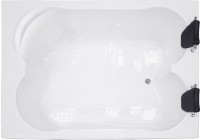 Акриловая ванна Royal Bath Hardon RB083100K 200x150 см, пристенная, белая, с каркасом, для двоих