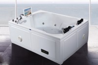 Акриловая ванна Royal Bath Hardon RB083100K 200x150 см, пристенная, белая, с каркасом, для двоих
