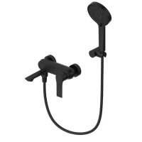 Смеситель для ванны с душем Wonzon & Woghand WW-88037079-MB матовый черный Смеситель для ванны с душем Wonzon & Woghand WW-88037079-MB матовый черный