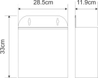 Урна Wasserkraft 10611 никель