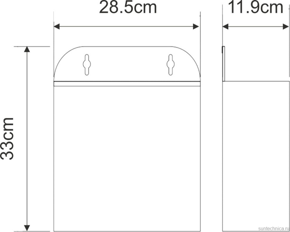 Урна Wasserkraft 10611 никель