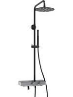 Душевая стойка Wasserkraft Abens 2000 A114.258.217.CB Thermo с термостатом, черная