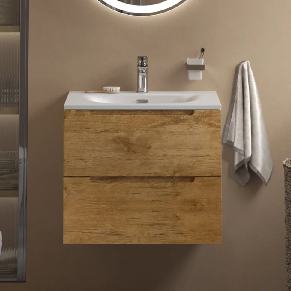 Мебель для ванной комнаты BelBagno Etna 39 70 rovere nature, раковина BB-8099-3-70