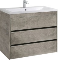 Тумба с раковиной Art&Max Family 100, напольная, Cemento Veneto