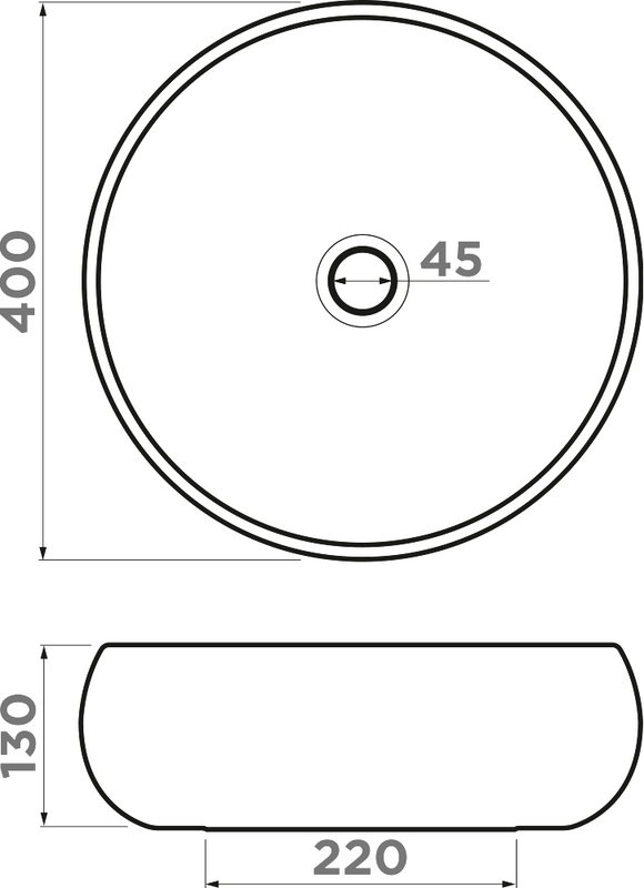 Накладная раковина Omoikiri Fumico 40 NU, nut