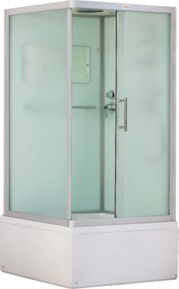 Душевая кабина Esbano Elegancia ESKB108CKRBR с высоким поддоном, с сиденьем
