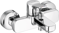 Душевой комплект Смеситель Kludi Pure&Easy 376810565 + Стойка Freshline dual shower system 6709005-00