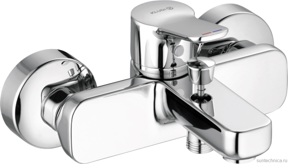 Душевой комплект Смеситель Kludi Pure&Easy 376810565 + Стойка Freshline dual shower system 6709005-00