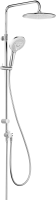 Душевой комплект Смеситель Kludi Pure&Easy 376810565 + Стойка Freshline dual shower system 6709005-00