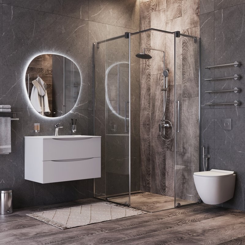 Зеркало BOND Circle M37ZE-8080 80 с подсветкой