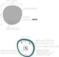 Зеркало BOND Circle M37ZE-8080 80 с подсветкой