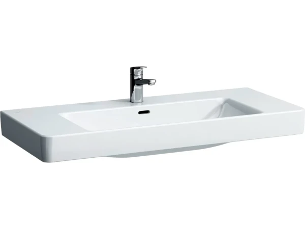 Раковина подвесная Laufen Pro S 8.1396.6.000.104.1 105 белая, прямоугольная, со столешницей