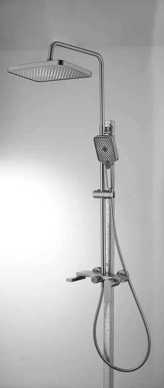 Душевая стойка BELZ B678 B24678-3 оружейная сталь