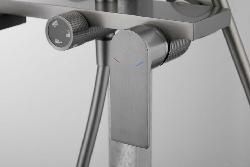 Душевая стойка BELZ B678 B24678-3 оружейная сталь