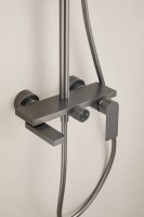 Душевая стойка BELZ B678 B24678-3 оружейная сталь