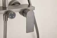 Душевая стойка BELZ B678 B24678-3 оружейная сталь