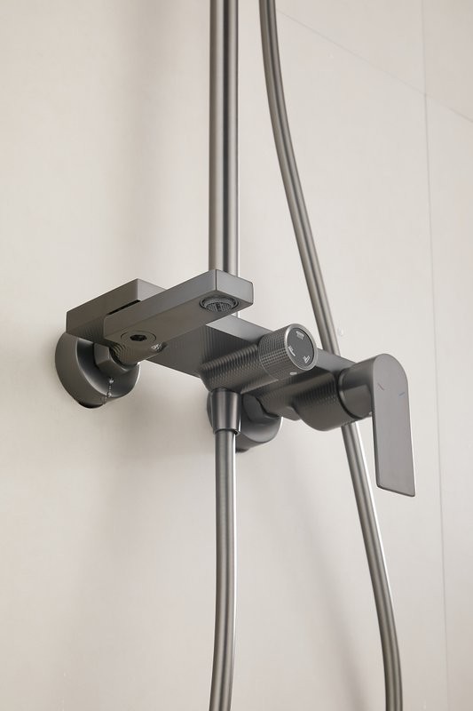 Душевая стойка BELZ B678 B24678-3 оружейная сталь