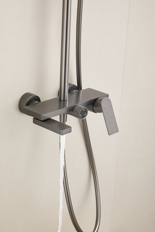 Душевая стойка BELZ B678 B24678-3 оружейная сталь