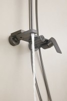 Душевая стойка BELZ B678 B24678-3 оружейная сталь