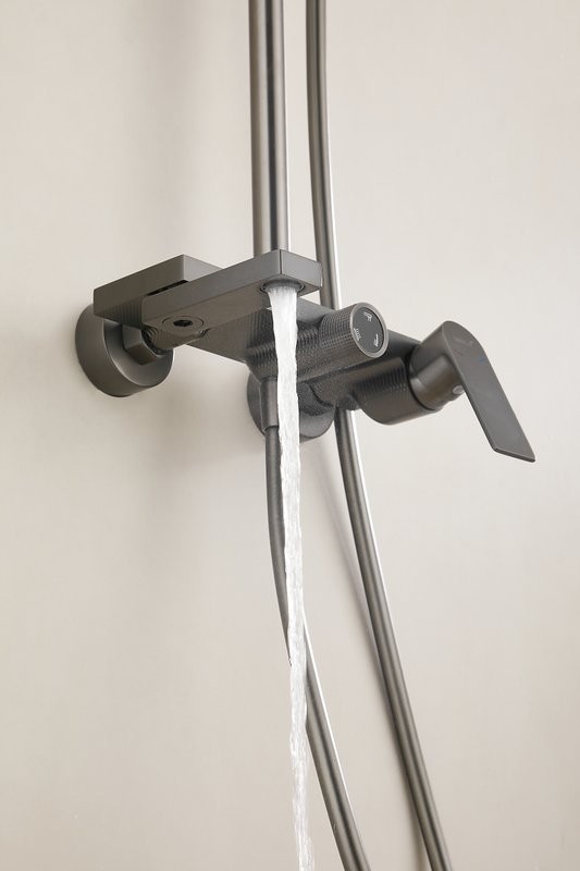 Душевая стойка BELZ B678 B24678-3 оружейная сталь