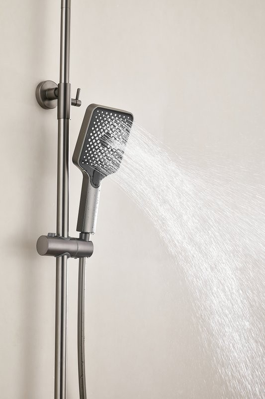 Душевая стойка BELZ B678 B24678-3 оружейная сталь