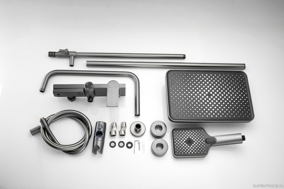 Душевая стойка BELZ B678 B24678-3 оружейная сталь