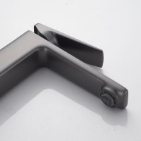 Смеситель для раковины Shevanik S8901T-1, оружейная сталь