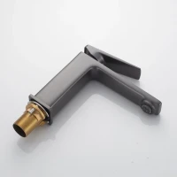 Смеситель для раковины Shevanik S8901T-1, оружейная сталь Смеситель для раковины Shevanik S8901T-1, оружейная сталь