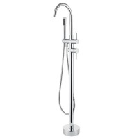 Напольный смеситель для ванны с душем Olive'S Balear 13624BL хром Напольный смеситель для ванны с душем Olive'S Balear 13624BL хром