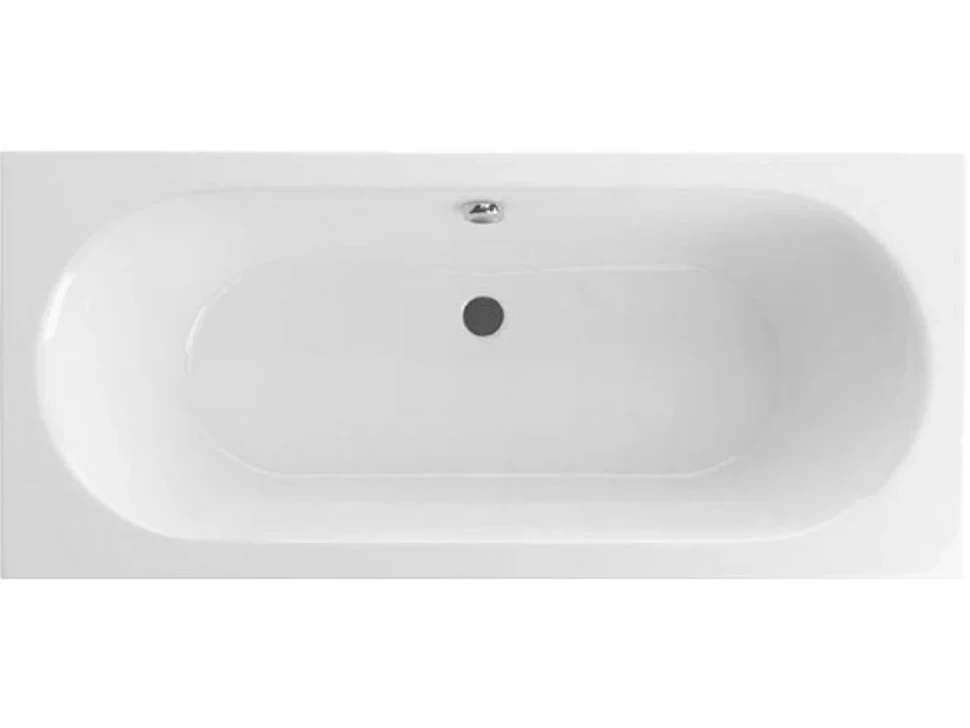 Акриловая ванна Excellent Oceana Slim WAEX.OCE17WHS 170x75 см, встраиваемая, белая, с каркасом