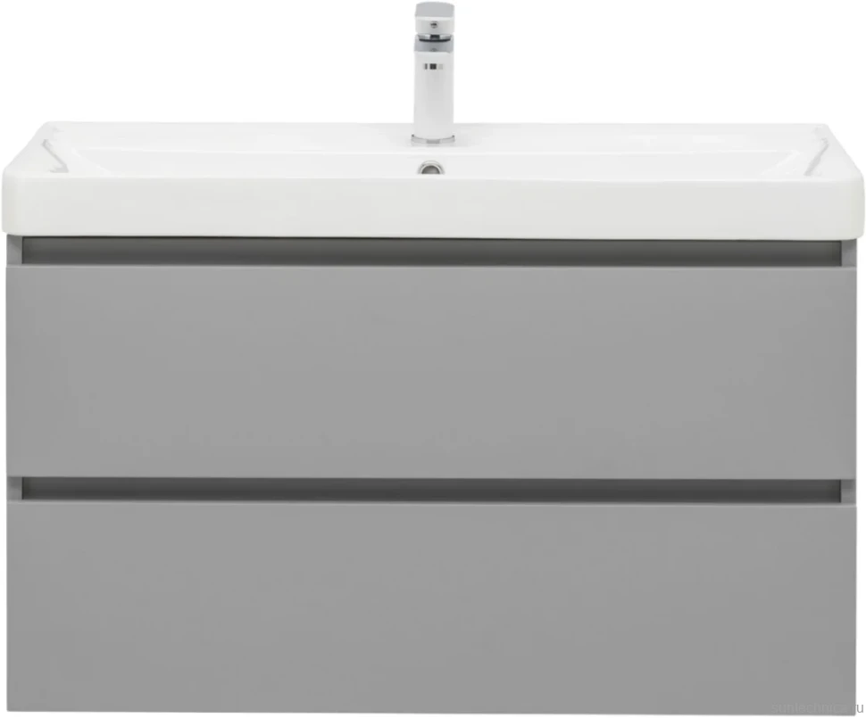 Мебель для ванной комнаты Aquanet Вега 2.0 90 подвесная, мисти грин