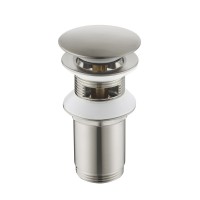Донный клапан для раковины Timo 8011/13 с переливом, никель