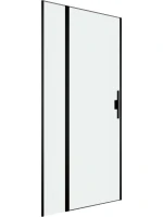 Душевая дверь в нишу Allen Brau Priority 3.31027.BBA 90 см, профиль черный браш, стекло прозрачное Optiwhite