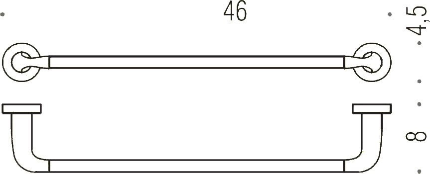 Полотенцедержатель Colombo Design Basic B2710
