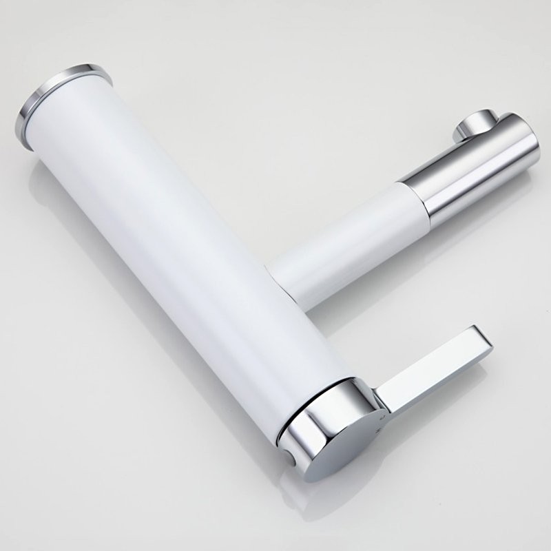 Смеситель для раковины Frap H52 F1052-14 белый, хром