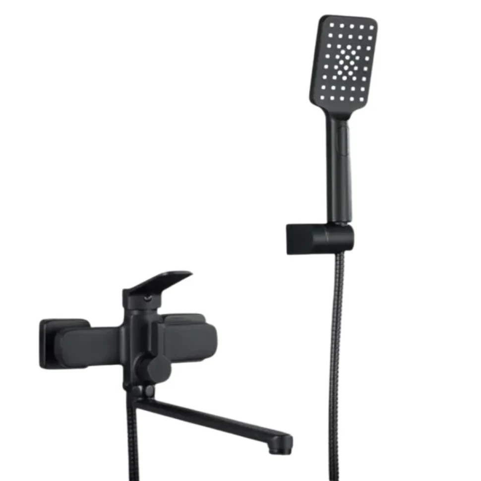 Смеситель с длинным изливом для ванны Frap H62 F2262 черный