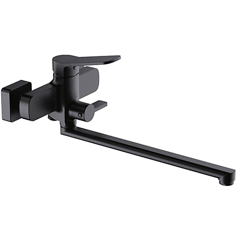 Смеситель с длинным изливом для ванны Frap H62 F2262 черный