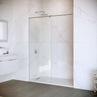 Душевая перегородка RGW Walk In WA-033 100 см, профиль матовый хром, стекло прозрачное