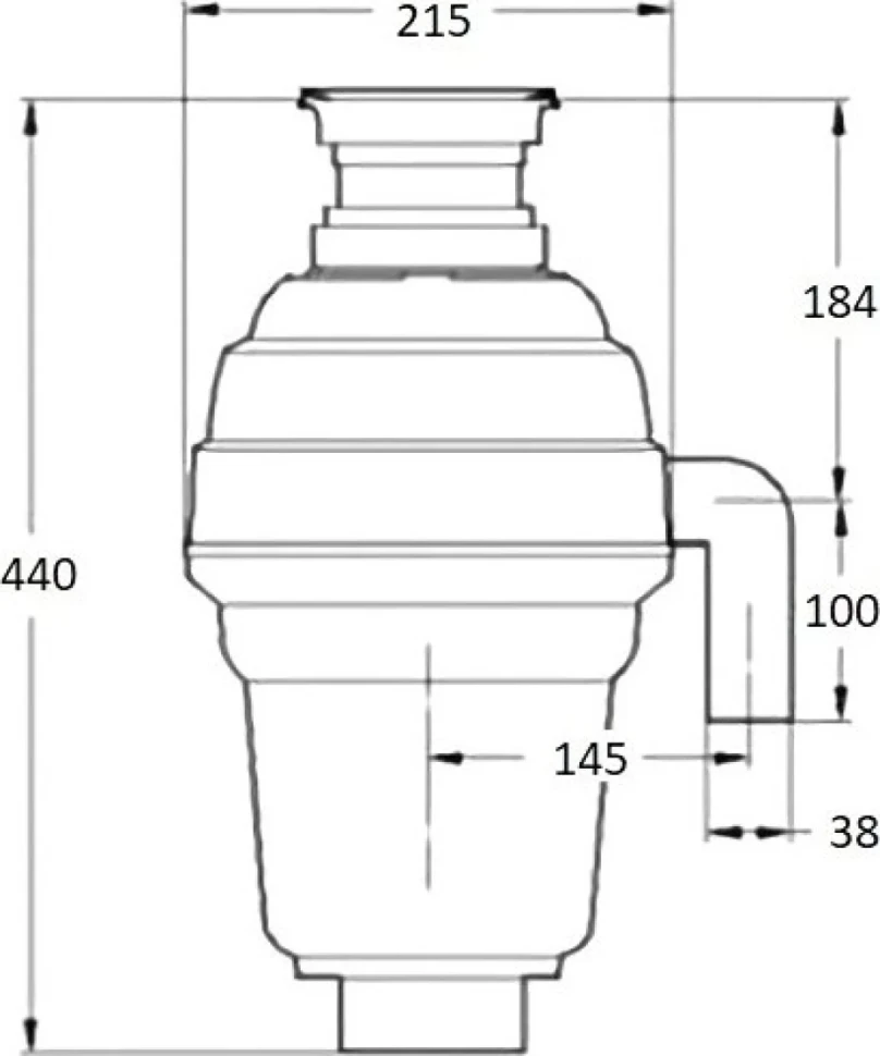 Измельчитель отходов Bone Crusher BC 1000-AS