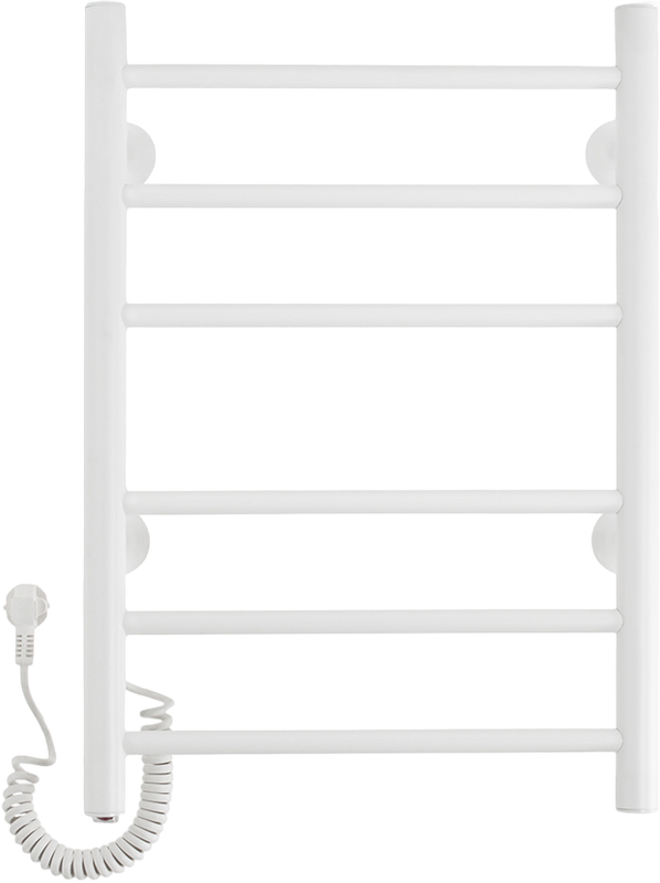 Полотенцесушитель электрический Domoterm Аврора DMT 109-6 40х60, белый, L
