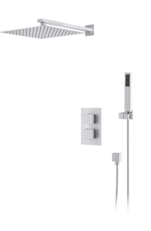 Душевой комплект D&K Bayern.Liszt DA2515708A04 С ВНУТРЕННЕЙ ЧАСТЬЮ, матовый белый